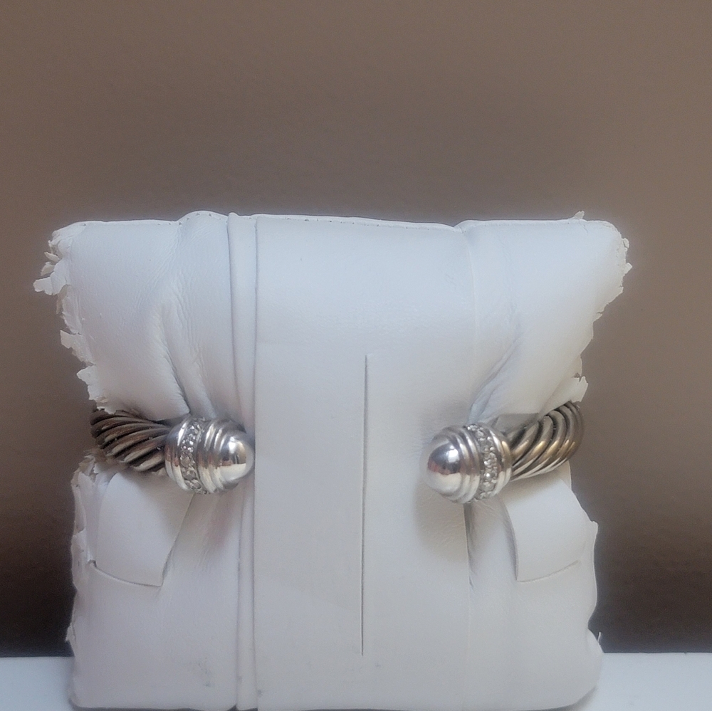 Authentic David Yurman Cable Diamond Bracelet